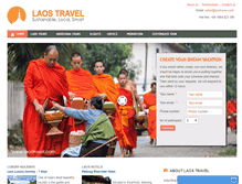 Tablet Screenshot of laostravel.com